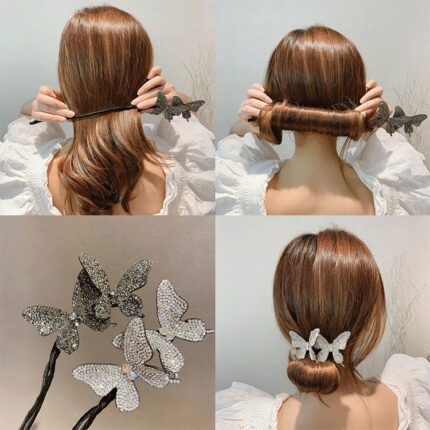 Chignon de cheveux tressés