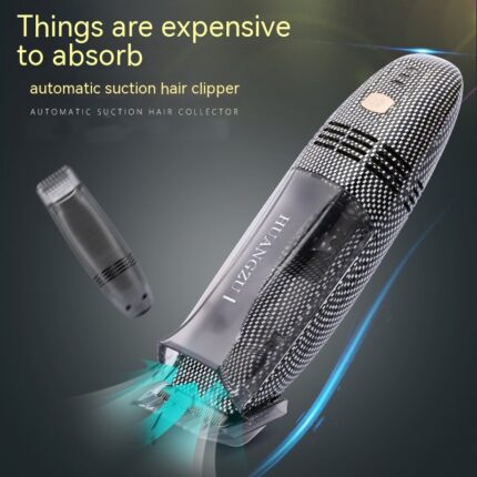 Tondeuse électrique rechargeable à aspiration pour cheveux