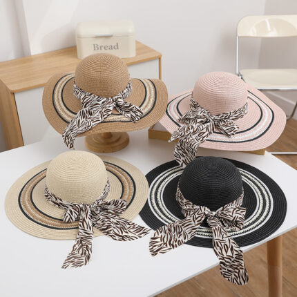 Chapeau de plage pliable de personnalité