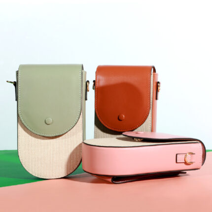 Sac de téléphone portable en toile verticale